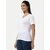 Radprix Solid Women V Neck White T-Shirt
