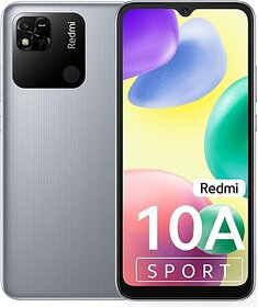 (Refurbished) Redmi 10A Sport (6 GB RAM, 128 GB Storage, Slate Grey) - Superb Condition, Like New