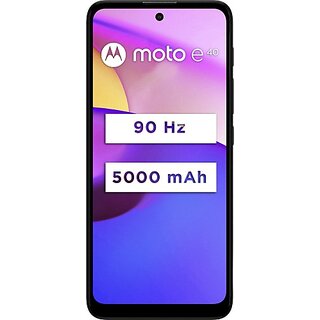 (Refurbished) Moto E40 (4 GB RAM, 64 GB Storage, Carbon Gray) - Superb Condition, Like New