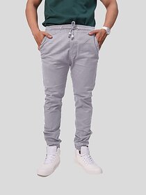 Radprix Solid Men Light Blue Track Pants