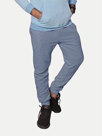 Radprix Solid Men Dark Blue Track Pants