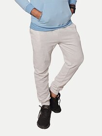 Radprix Solid Men White Track Pants