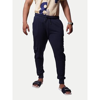 Radprix Solid Men Black Track Pants