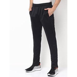 Radprix Solid Men Black Track Pants