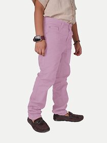 Radrix Regular Fit Boys Purple Trousers