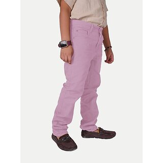 Radrix Regular Fit Boys Purple Trousers