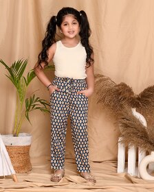 Kids Cave Relaxed Girls Blue Trousers