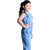 Kid Kupboard Cotton Girls Jumpsuit, Blue, Sleeveless, 7-8 Years KIDS5504