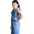 Kid Kupboard Cotton Girls Jumpsuit, Blue, Sleeveless, 7-8 Years KIDS5504