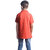 Kid Kupboard Cotton Boys T-Shirt, Red, Half-Sleeves, Collared Neck, 9-10 Years KIDS5510