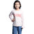 Kid Kupboard Cotton Girls Top, White, Full-Sleeves, Crew Neck, 8-9 Years KIDS5523