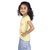 Kid Kupboard Cotton Girls T-Shirt, Yellow, Half-Sleeves, Crew Neck, 8-9 Years KIDS5524