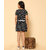 Kids Cave Girls Above Knee Casual Dress (Black, Short Sleeve)