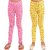 Kids Cave Legging For Girls (Multicolor Pack of 2)
