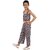 Kids Cave Printed Girls Jumpsuit