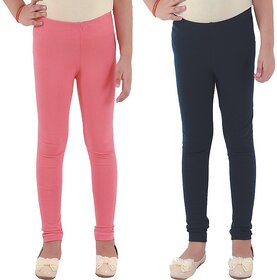 Kids Cave Legging For Girls (Pink Pack of 2)