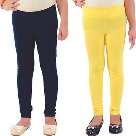 Kids Cave Legging For Girls (Blue Pack of 2)