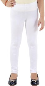 Kids Cave Legging For Girls (White Pack of 1)
