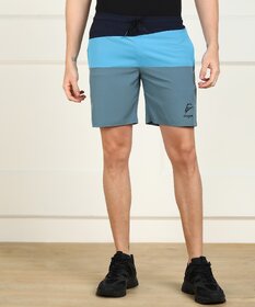 Slagen Color Block Men Multicolor Sports Shorts