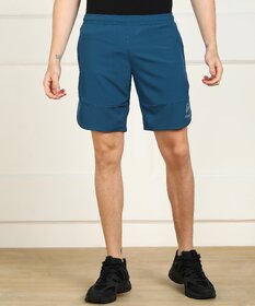 Slagen Solid Men Blue Sports Shorts