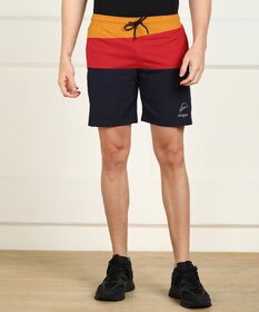 Slagen Color Block Men Multicolor Sports Shorts