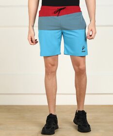 Slagen Color Block Men Multicolor Sports Shorts
