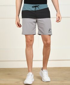 Slagen Color Block Men Multicolor Sports Shorts