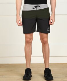 Slagen Color Block Men Multicolor Sports Shorts