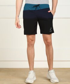 Slagen Color Block Men Multicolor Sports Shorts