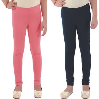 Kids Cave Legging For Girls (Pink Pack of 2)