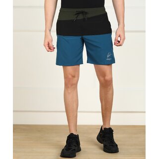 Slagen Color Block Men Multicolor Sports Shorts
