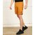 Slagen Solid Men Yellow Sports Shorts