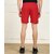 Slagen Self Design Men Red Sports Shorts