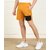 Slagen Self Design Men Yellow Sports Shorts