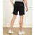 Slagen Solid Men Black Sports Shorts