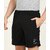 Slagen Solid Men Black Sports Shorts