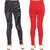 Kids Cave Legging For Girls (Multicolor Pack of 2)