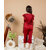 Kids Cave Solid Girls Jumpsuit