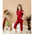 Kids Cave Solid Girls Jumpsuit