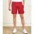 Slagen Solid Men Red Sports Shorts