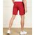 Slagen Solid Men Red Sports Shorts
