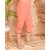 Kids Cave Capri For Girls Casual Solid Cotton Blend (Orange Pack of 1)