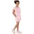 Kids Cave Indi Girls Short/Mid Thigh Casual Dress (Pink, Sleeveless)