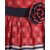 Kids Cave Girls Midi/Knee Length Casual Dress (Red, Sleeveless)