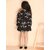 Kids Cave Indi Girls Above Knee Party Dress (Black, Full Sleeve)