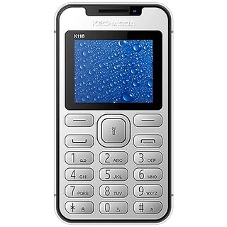 KECHAODA K116 (Dual SIM, 1.8 Inch Display, 400mAh Battery, Power Silver)
