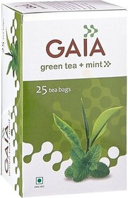 GAIA Green Tea Mint Mint Green Tea Box (2 x 12.5 Sachets)