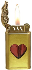 Gold Aluminium Cigarette Lighter ( Pack of 1 ) - 88