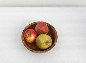 Onlinecraft Wooden Salad Bowl Ch7306 (Pack Of 1, Brown)