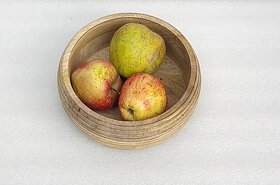 Onlinecraft Wooden Serving Bowl Ch7311 (Pack Of 1, Brown)